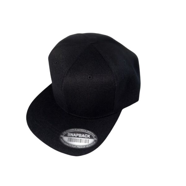 black Flat Baseball Cap