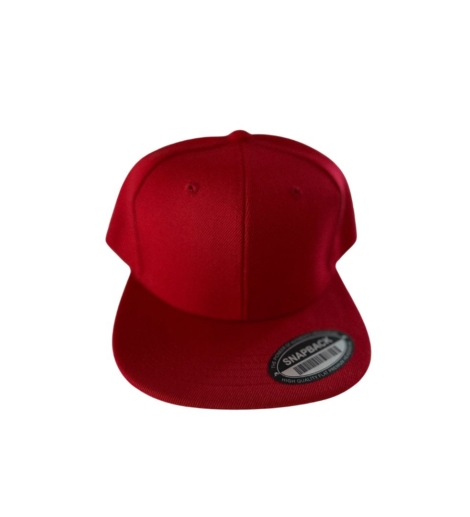 red Flat Baseball Cap