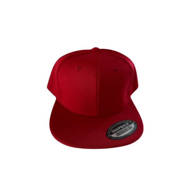 red Flat Baseball Cap