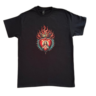 Sacred Heart T-Shirt | Black